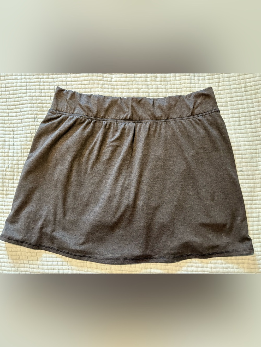 GAP fit Brushed Tech Jersey Skort in Charcoal Gray Size L